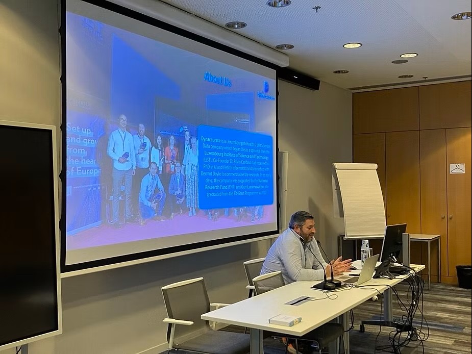 Speaking about MDIP at the Luxembourg European Digital Health Conference 2025